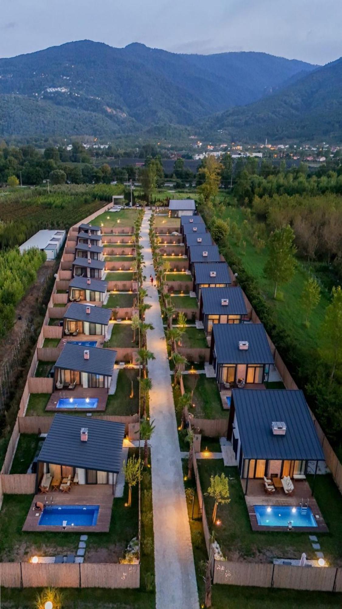 Vital Goel Sapanca Oezel Havuzlu Bungalov & Villa ภายนอก รูปภาพ